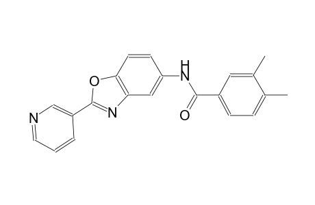 3,4-dimethyl-N-[2-(3-pyridinyl)-1,3-benzoxazol-5-yl]benzamide