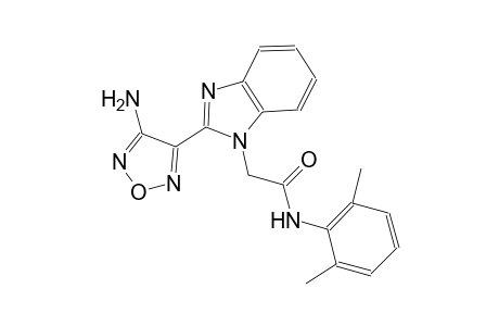 2-[2-(4-amino-1,2,5-oxadiazol-3-yl)-1H-benzimidazol-1-yl]-N-(2,6-dimethylphenyl)acetamide