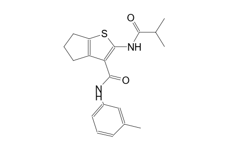 2-(isobutyrylamino)-N-(3-methylphenyl)-5,6-dihydro-4H-cyclopenta[b]thiophene-3-carboxamide