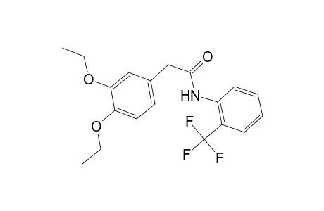 2-(3,4-Diethoxyphenyl)-N-[2-(trifluoromethyl)phenyl]acetamide