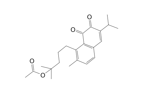 [4-(6-isopropyl-2-methyl-7,8-dioxo-1-naphthyl)-1,1-dimethyl-butyl] acetate