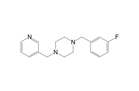 1-(3-fluorobenzyl)-4-(3-pyridylmethyl)piperazine
