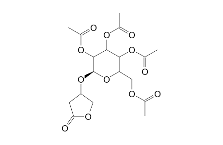 3-O-BETA-D-GLUCOPYRANOSYL-(3R)-HYDROXYBUTANOLIDE-TETRAACETATE