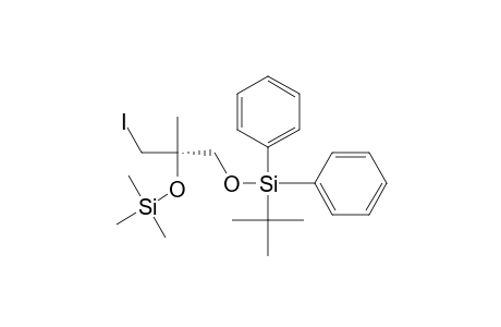 (2RS)-3-(tert-Butyldiphenylsilyloxy)1-iodo-2-methyl-2-(trimethylsilyloxy)propane