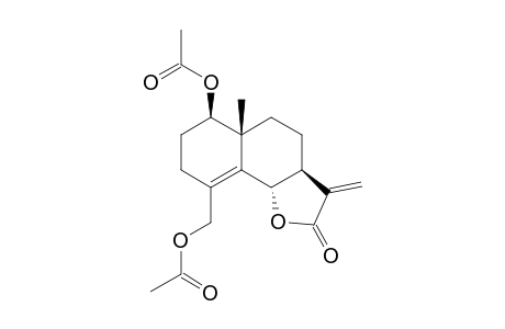 (1R,6S,7S,10R)-1,15-Diacetoxyeudesma-4,11(13)-dien-6,12-olide