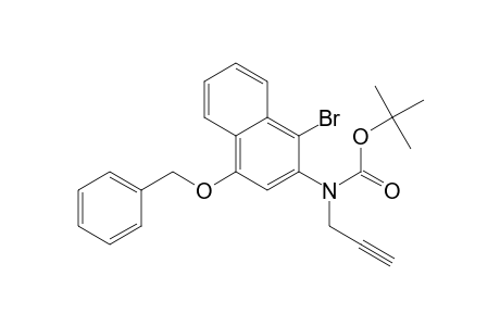 Carbamic acid, [1-bromo-4-(phenylmethoxy)-2-naphthalenyl]-2-propynyl-, 1,1-dimethylethyl ester