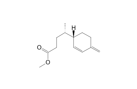 Methyl ( 4S )-4-[4'-methylidenecyclohex-2'-enyl]pentanoate