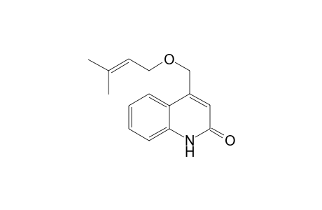 4-{[(3-Methyl-2-buten-1-yl)oxy]methyl}quinol-2(1H)-one