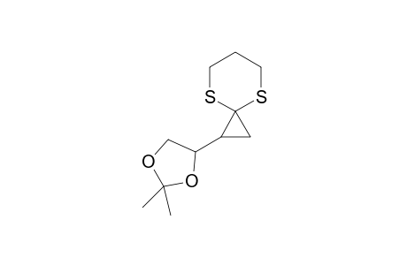 4-(4,8-dithiaspiro[2.5]oct-1-yl)-2,2-dimethyl-1,3-dioxolane