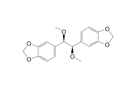 5-[(1R,2R)-2-(1,3-benzodioxol-5-yl)-1,2-dimethoxy-ethyl]-1,3-benzodioxole