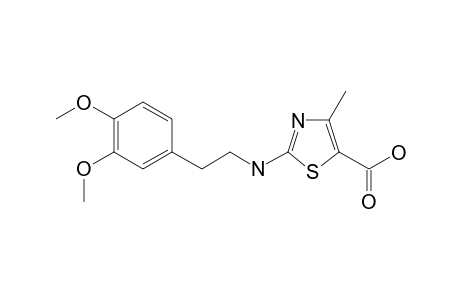 2-{[2-(3,4-Dimethoxyphenyl)ethyl]amino}-4-methyl-1,3-thiazole-5-carboxylic acid