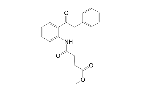 Butanoic acid, 4-oxo-4-[[2-(2-phenylacetyl)phenyl]amino]-, methyl ester