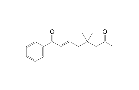 5,5-Dimethyl-1-phenyl-2(E)-octen-1,7-dione