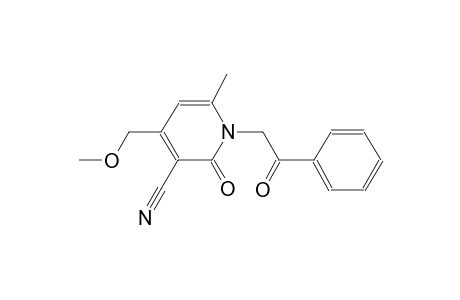 4-(Methoxymethyl)-6-methyl-2-oxo-1-(2-oxo-2-phenylethyl)-1,2-dihydro-3-pyridinecarbonitrile