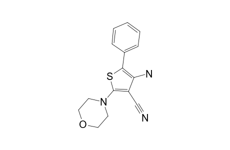 4-AMINO-2-(MORPHOLIN-4-YL)-5-PHENYLTHIOPHENE-3-CARBONITRILE