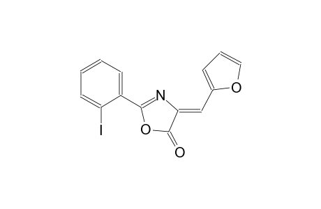 5(4H)-oxazolone, 4-(2-furanylmethylene)-2-(2-iodophenyl)-, (4Z)-