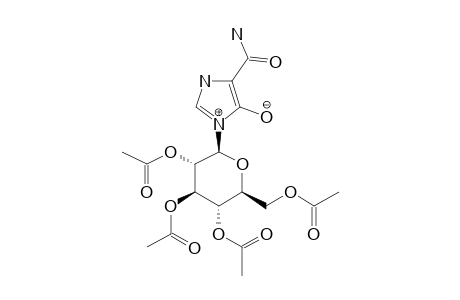 4-CARBAMOYL-1-(2,3,4,6-TETRA-O-ACETYL-BETA-D-GLUCOPYRANOSYL)-IMIDAZOLIUM-5-OLATE