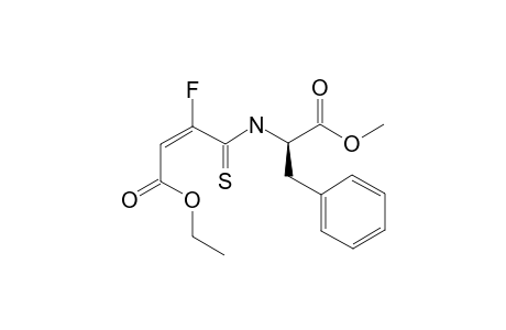 METHYL-(E)-N-[4-ETHOXY-2-FLUORO-4-OXOBUT-2-ENETHIOYL]-PHENYLALANINATE