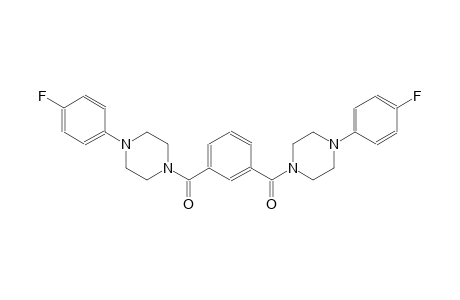 1-(4-fluorophenyl)-4-(3-{[4-(4-fluorophenyl)-1-piperazinyl]carbonyl}benzoyl)piperazine