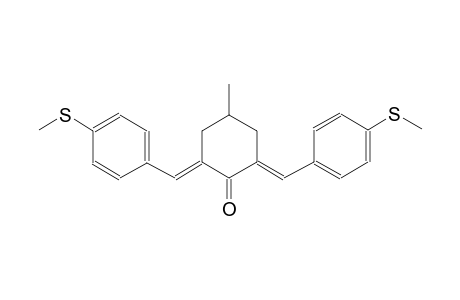 (2E,6E)-4-methyl-2,6-bis[4-(methylsulfanyl)benzylidene]cyclohexanone