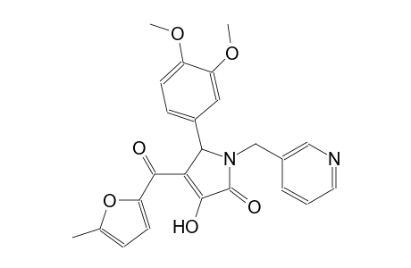 2H-pyrrol-2-one, 5-(3,4-dimethoxyphenyl)-1,5-dihydro-3-hydroxy-4-[(5-methyl-2-furanyl)carbonyl]-1-(3-pyridinylmethyl)-