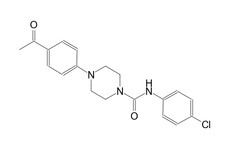 1-piperazinecarboxamide, 4-(4-acetylphenyl)-N-(4-chlorophenyl)-