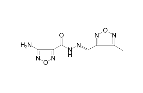 4-Amino-N'-[(E)-1-(4-methyl-1,2,5-oxadiazol-3-yl)ethylidene]-1,2,5-oxadiazole-3-carbohydrazide