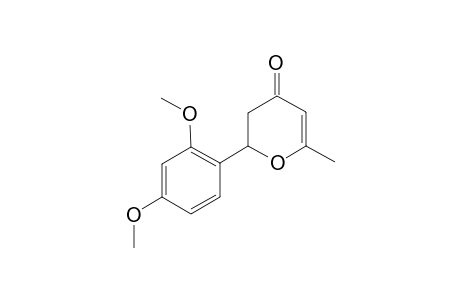 2-(2,4-Dimethoxyphenyl)-2,3-dihydro-6-methyl-4H-pyran-4-one