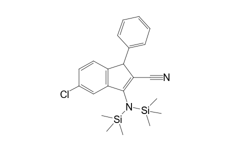 3-[Bis(trimethylsilyl)amino]-5-chloro-1-phenyl-1H-indene-2-carbonitrile