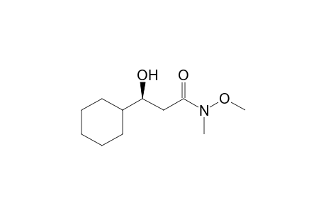 (S)-3-Cyclohexyl-3-hydroxy-N-methoxy-N-methylpropamide