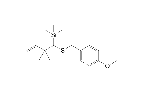 [1-(4-Methoxybenzylsulfanyl)-2,2-dimethylbut-3-enyl]trimethylsilane