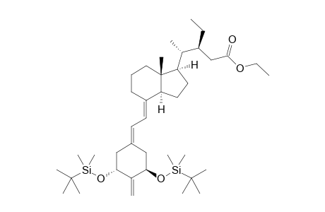 Et(3S)-4-[(1R,3R,7E,17.beta.)-1,3-Bis{[tert-butyl(dimethyl)silyl]-oxy}-2-methylidene-9,10-secoestra-5,7-dien-17-yl]-3-ethylpentanoate