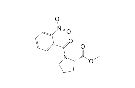 (2S)-1-(2-nitrobenzoyl)pyrrolidine-2-carboxylic acid methyl ester