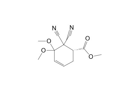 3,3-DIMETHOXY-4,4-DICYANO-5-METHOXYCARBONYL-CYCLOHEXENE