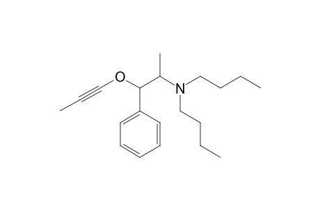 2-(N,N-Dibutylamino)-1-phenylpropyl propynyl ether