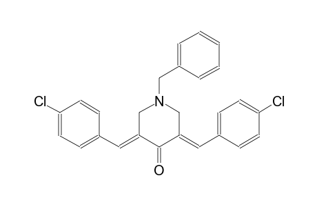 (3E,5E)-1-benzyl-3,5-bis(4-chlorobenzylidene)-4-piperidinone