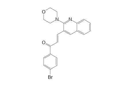 (E)-1-(4-BROMOPHENYL)-3-(2-MORPHOLINOQUINOLIN-3-YL)-PROP-2-EN-1-ONE