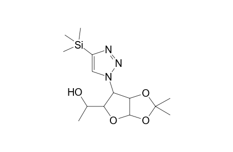 1-[2-(1-Hydroxyethyl)-4,5-(isopropylidenedioxy)tetrahydrofuran-3-yl]-4-(trimethylsilyl)-1,2,3-triazole