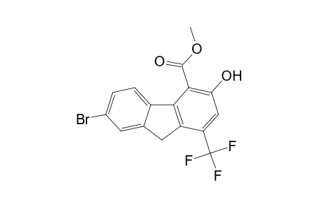 Methyl 7-bromo-3-hydroxy-1-(trifluoromethyl)-9H-fluorene-4-carboxylate