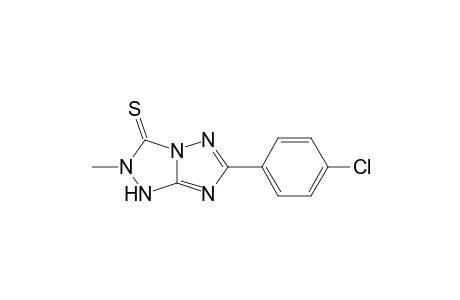 3H-1,2,4-Triazolo[4,3-b][1,2,4]triazole-3-thione, 6-(4-chlorophenyl)-1,2-dihydro-2-methyl-