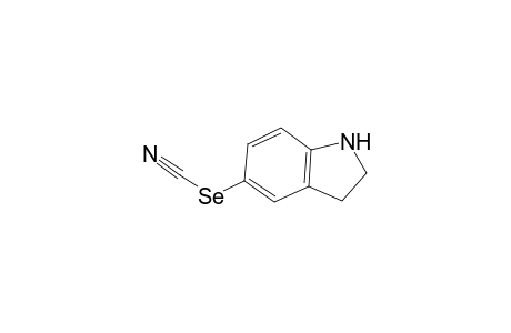 Selenocyanic acid, 5-indolinyl ester