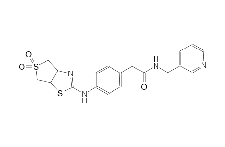 benzeneacetamide, 4-[(3a,4,6,6a-tetrahydro-5,5-dioxidothieno[3,4-d]thiazol-2-yl)amino]-N-(3-pyridinylmethyl)-