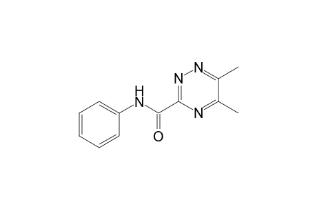 1,2,4-Triazine-3-carboxamide, 5,6-dimethyl-N-phenyl-