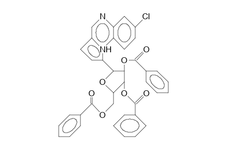 7-Chloro-1-(2,3,5-tri-O-benzoyl-B-D-ribofuranosyl)-pyrrolo(1,2-A)quinoxaline