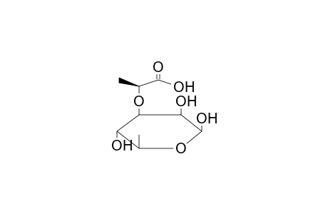 3-O-[(R)-1-CARBOXYETHYL]-BETA-L-RHAMNOSE (FROM VIBRIO ALGINOLYTICUS)