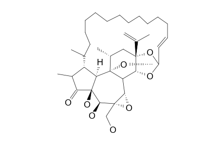 1,2-DIHYDRO-5-BETA-HYDROXY-21-METHYL-6-ALPHA,7-ALPHA-EPOXY-9,13,14-ORTHO-1-ALPHA-(33E-PENTADECENOATE)-RESINIFERONOL-36-OIC-ACID