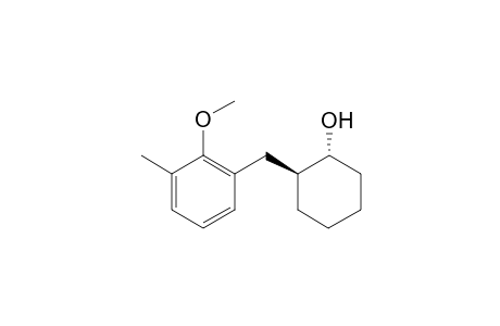 trans-2-(2-methoxy-3-methylbenzyl)cyclohexan-1-ol