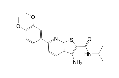 3-amino-6-(3,4-dimethoxyphenyl)-N-isopropylthieno[2,3-b]pyridine-2-carboxamide