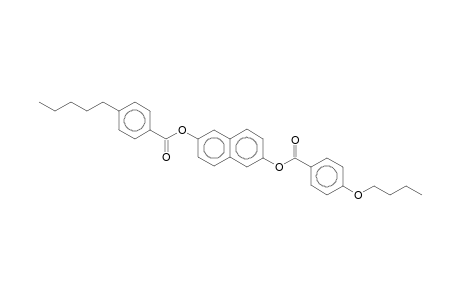 2,6-Naphthalenediol, 2-(4-butoxybenzoate)-6-(4-pentylbenzoate)