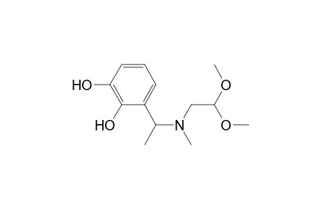 2-[N-[1-(2,3-Dihydroxyphenyl)ethyl]-N-methylamino]acetaldehyde dimethyl acetal hydrochloride